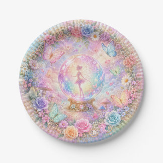 Platos de papel Mermaid Fairy Lagoon