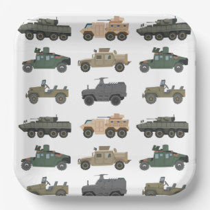 Platos de papel militares