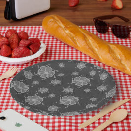 Platos de Papel Monocromos FTF para Fiesta en Esca