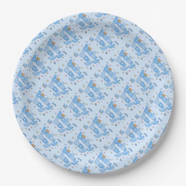 Platos de Papel/Niño (Anverso)