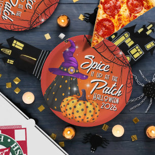 Platos de papel para almuerzo de Halloween Party i
