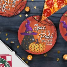 Platos de papel para almuerzo de Halloween Party i