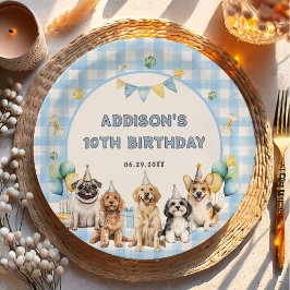 Platos de papel para animales de Pawty para cachor