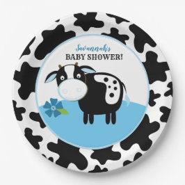 Platos de papel para Baby Shower de granja de niño