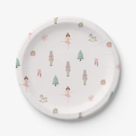 Platos de papel para baby shower del Cascanueces b