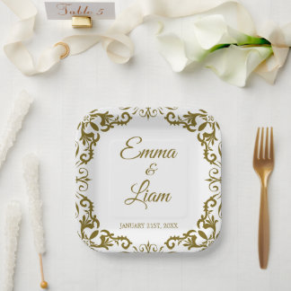 Platos de Papel para Boda Rústica Mexicana – Papel