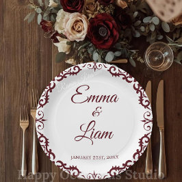 Platos de Papel para Boda Rústica Mexicana – Papel
