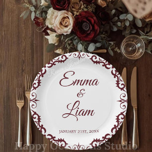 Platos de Papel para Boda Rústica Mexicana – Papel