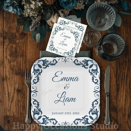 Platos de Papel para Boda Rústica Mexicana – Papel