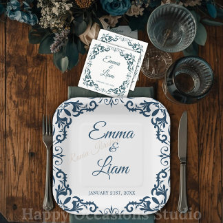 Platos de Papel para Boda Rústica Mexicana – Papel