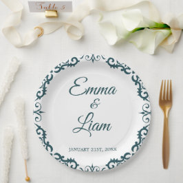 Platos de Papel para Boda Rústica Mexicana – Papel