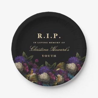 Platos de papel para cumpleaños 30 de Muerte a mis