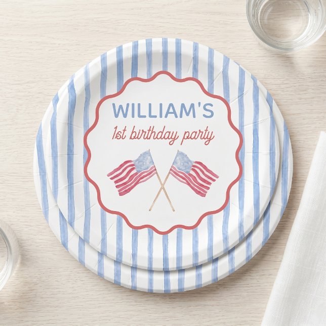 Platos de papel para cumpleaños de niño con tema 4 (Subido por el creador)