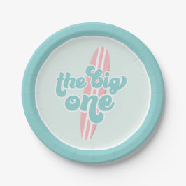 Platos de papel para cumpleaños de The Big One Pin