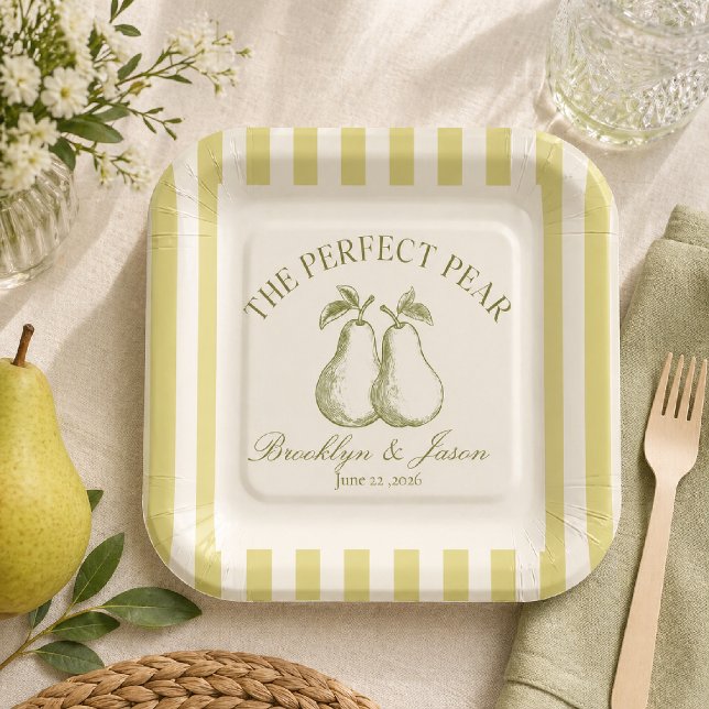 Platos de Papel para Desayuno Nupcial de Pera Perf (Subido por el creador)