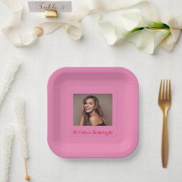platos de papel para despedida de soltera