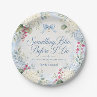 Platos de Papel para Despedida de Soltera Algo Azu