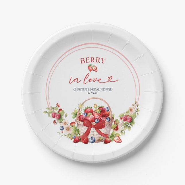 Platos de papel para despedida de soltera Coquette (Anverso)
