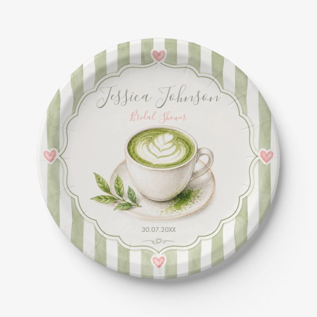 Platos de Papel para Despedida de Soltera de Match (Anverso)