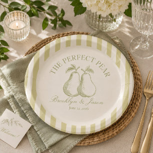 Platos de papel para despedida de soltera Perfect