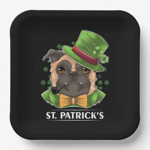 Platos de papel para el día de San Patricio