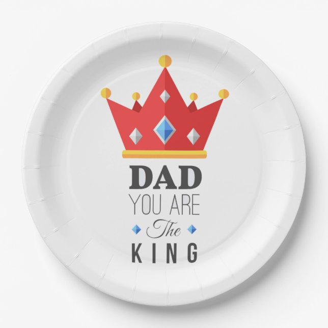 platos de papel para el día del padre (Anverso)
