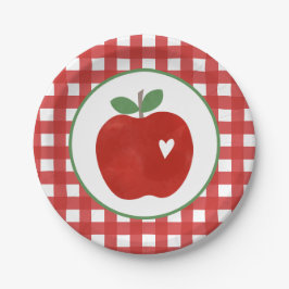 Platos de papel para el primer cumpleaños de la Ni