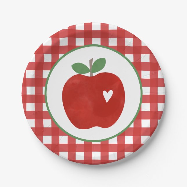 Platos de papel para el primer cumpleaños de la Ni (Anverso)
