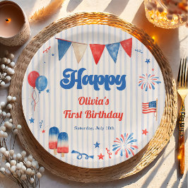 Platos de papel para fiesta de cumpleaños - 4 de j