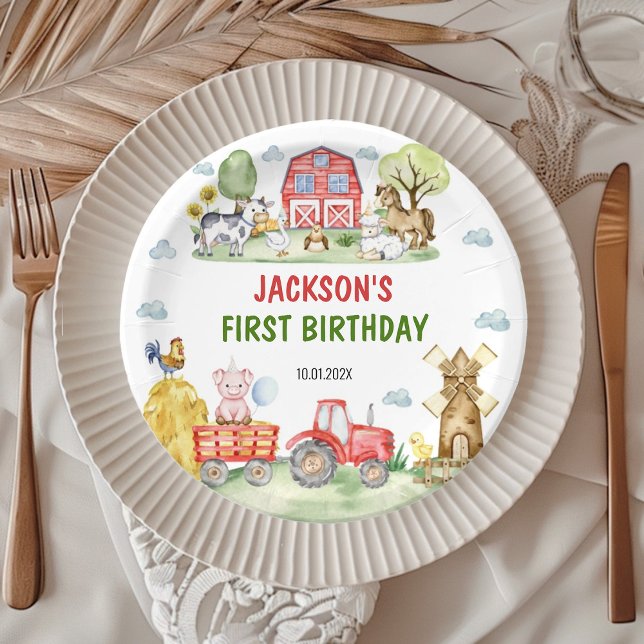 Platos de papel para fiesta de cumpleaños de anima (Subido por el creador)