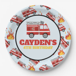 Platos de papel para fiesta de cumpleaños de bombe