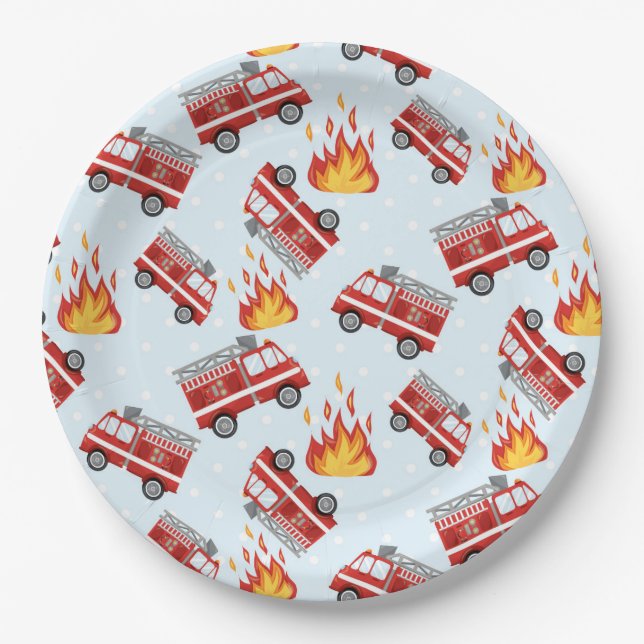 Platos de papel para fiesta de cumpleaños de bombe (Anverso)