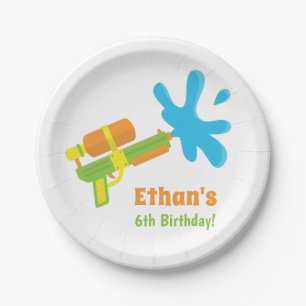 Platos de papel para fiesta de cumpleaños de niños