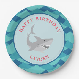Platos de papel para fiesta de cumpleaños de tibur