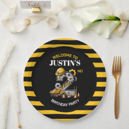 Platos de papel para fiesta de cumpleaños número 2