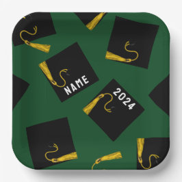 Platos de papel para fiesta de graduación creativa
