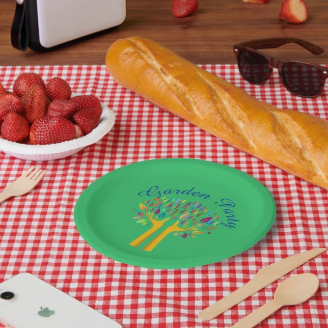 Platos de Papel para Fiesta de Jardín (Picnic)