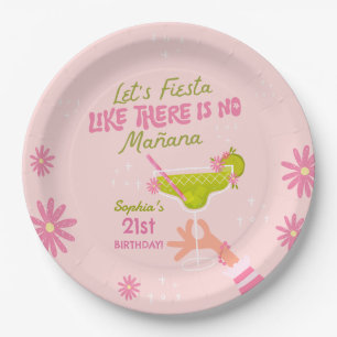 Platos de papel para fiesta de Margarita Cumpleaño