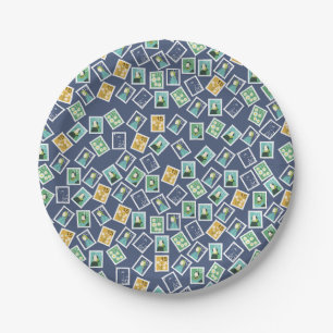 Platos de papel para trabajadores postales