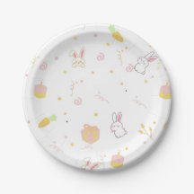 Platos De Papel Pequeño Y Pequeño Que Saltan Dos.