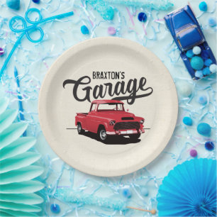 Platos de Papel Personalizados Cumpleaños Camión V