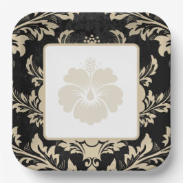 Platos de papel personalizados elegantes de Navida