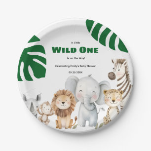 Platos de papel personalizados para Baby Shower Sa