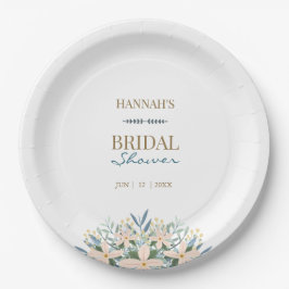 Platos de papel personalizados para despedida de s