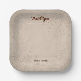 Platos de papel personalizados para graduación con