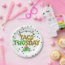 Platos de Papel Personalizados | Taco TWOsday