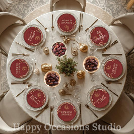 Platos de papel Ramadan Kareem Ramadan Mubarak