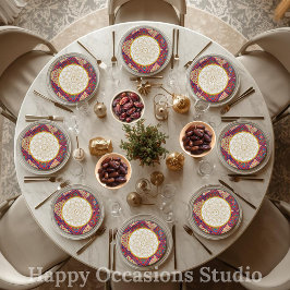 Platos de papel Ramadan Kareem Ramadan Mubarak