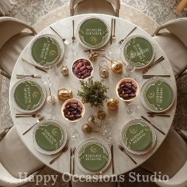 Platos de papel Ramadan Kareem Ramadan Mubarak
