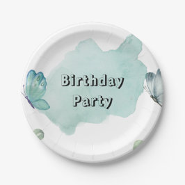 Platos de papel redondos de 17,8 cm